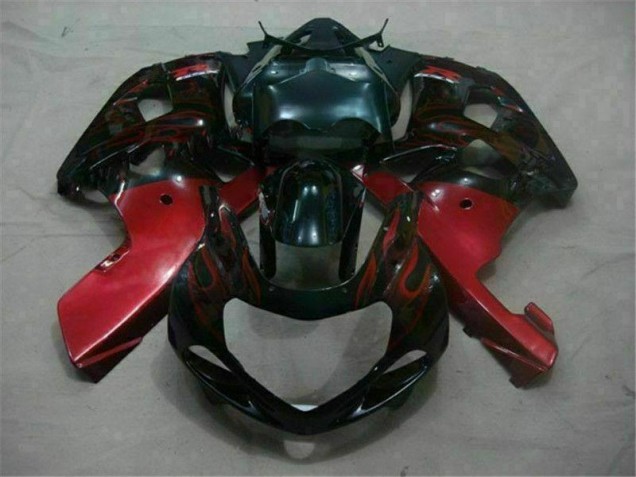 Schwarz Rot GSXR 600 / 750 K1 K2 K3 01-03 Verkleidungen Schwarz Rot GSXR 600 / 750 K1 K2 K3 01-03 Verkleidungen