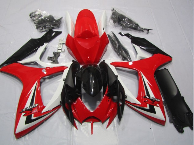 Schwarz Rot GSXR 600 K6 06-07 Verkleidungen Schwarz Rot GSXR 600 K6 06-07 Verkleidungen