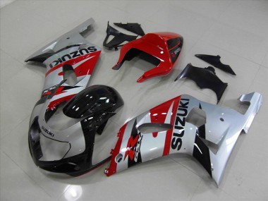 Schwarz Rot GSXR 750 K1 K2 K3 01-03 Verkleidungen