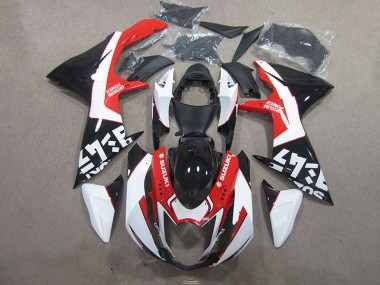 Schwarz Rot GSXR 750 K11 11-24 Verkleidungen