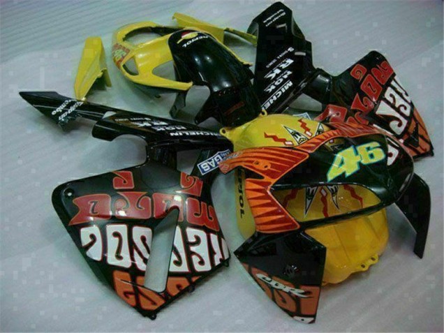 Schwarz Rot Gelb 46 CBR 600 RR 05-06 Verkleidungen Schwarz Rot Gelb 46 CBR 600 RR 05-06 Verkleidungen