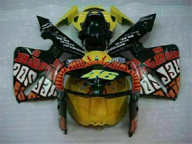 Schwarz Rot Gelb 46 CBR 600 RR 05-06 Verkleidungen