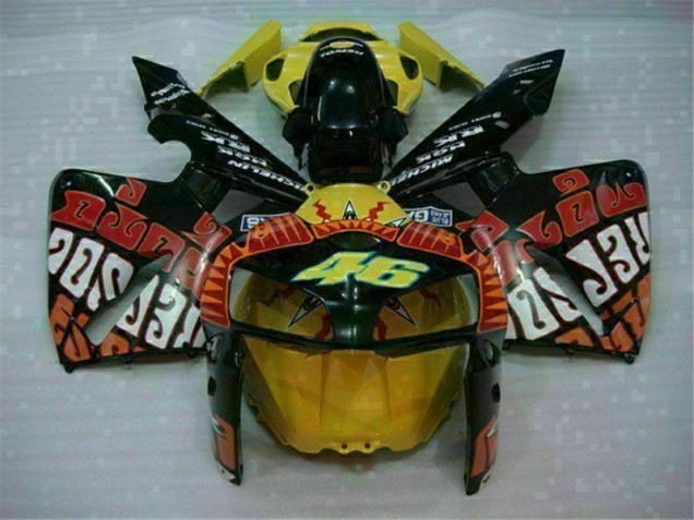 Schwarz Rot Gelb 46 CBR 600 RR 05-06 Verkleidungen Schwarz Rot Gelb 46 CBR 600 RR 05-06 Verkleidungen