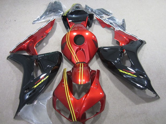 Schwarz Rot Gelb CBR 1000 RR 06-07 Verkleidungen Schwarz Rot Gelb CBR 1000 RR 06-07 Verkleidungen