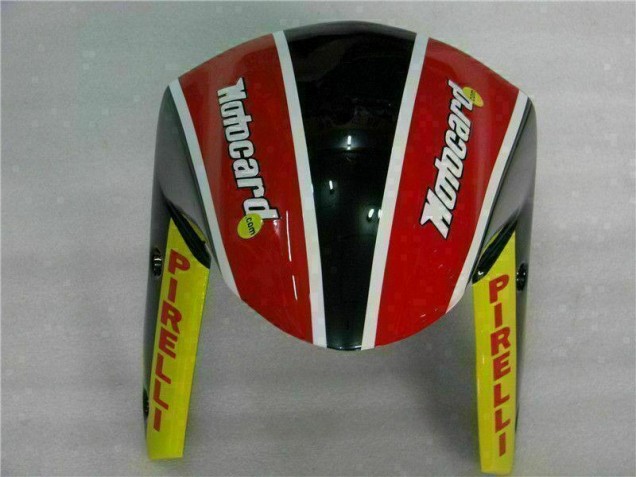 Schwarz Rot Grün Motocard ZX6R 09-12 Verkleidungen