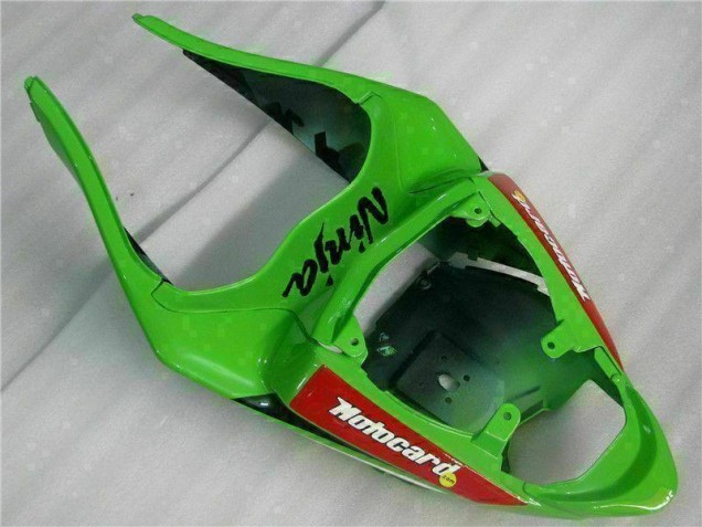 Schwarz Rot Grün Motocard ZX6R 09-12 Verkleidungen