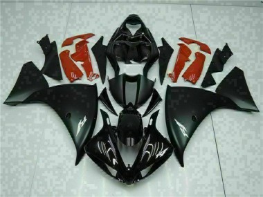 Schwarz Rot R1 09-11 Verkleidung