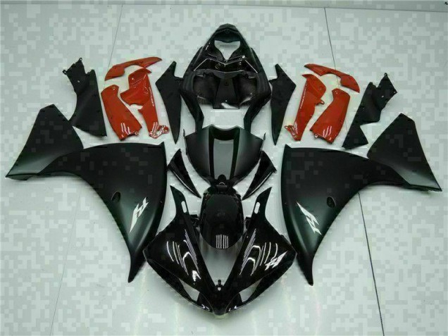 Schwarz Rot R1 09-11 Verkleidung