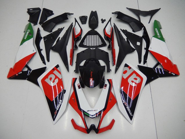 Schwarz Rot RSV4 09-15 Verkleidung Schwarz Rot RSV4 09-15 Verkleidung