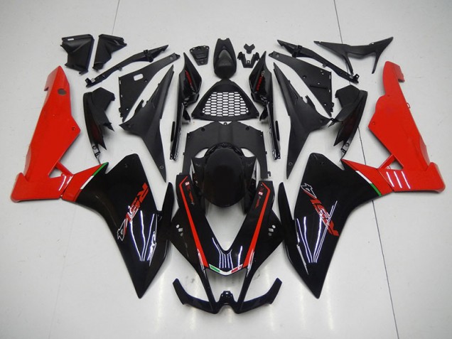 Schwarz Rot RSV4 09-15 Verkleidungen & Plastik