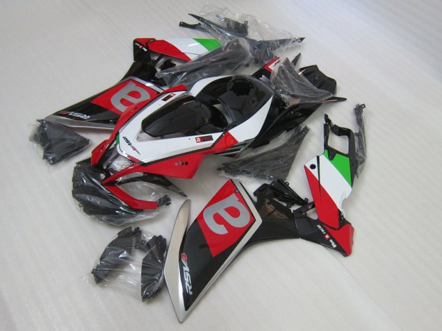 Schwarz Rot RSV4 09-15 Vollverkleidung Schwarz Rot RSV4 09-15 Vollverkleidung