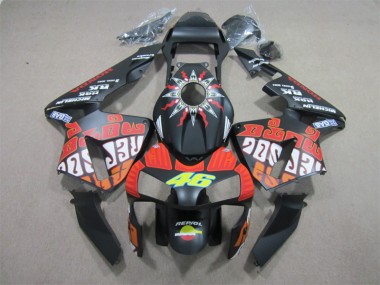 Schwarz Rot Repsol 46 CBR 600 RR 03-04 Verkleidungen