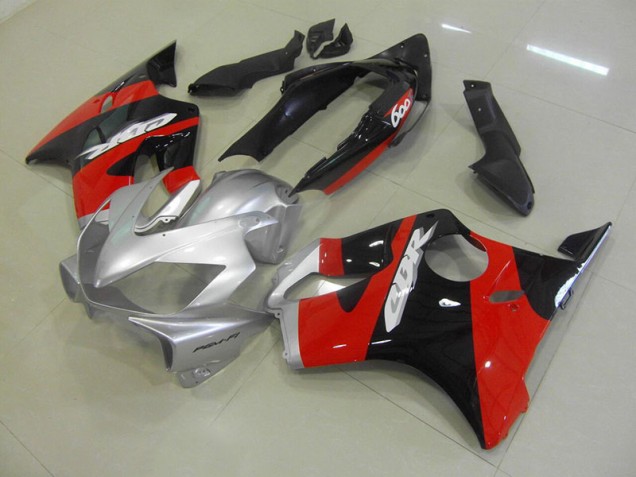 Schwarz Rot Silber CBR 600 F4i 04-07 Vollverkleidung
