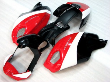 Schwarz Rot Weiß Monster Ducati Monster 696 08-12 Verkleidungen