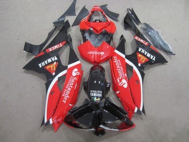 Schwarz Rot Weiß SantUnder R6 08-16 Verkleidungen
