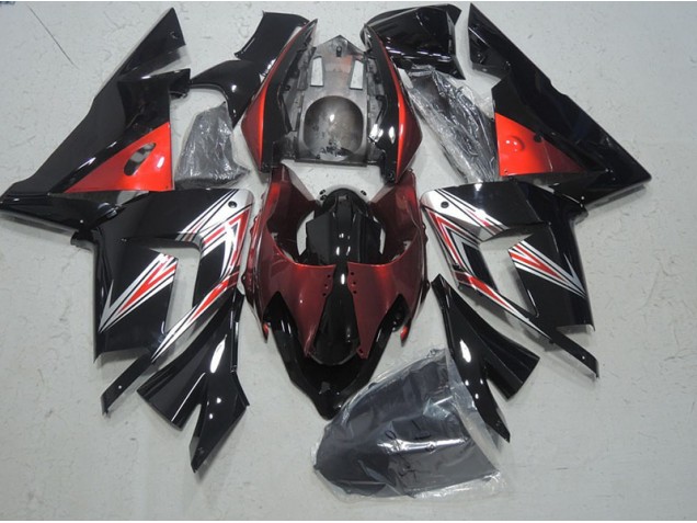 Schwarz Rot ZX10R 03-05 Verkleidungen Schwarz Rot ZX10R 03-05 Verkleidungen