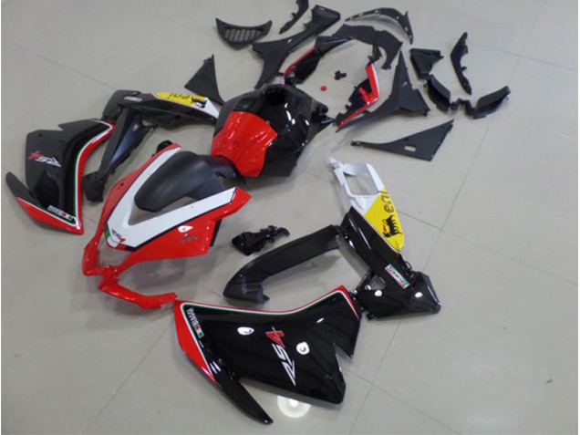 Schwarz Rote Weiß RS4 50 125 11-18 Verkleidungen Schwarz Rote Weiß RS4 50 125 11-18 Verkleidungen