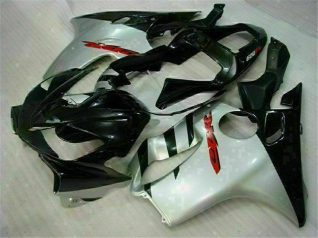 Schwarz Silber CBR 600 F4i 01-03 Verkleidung
