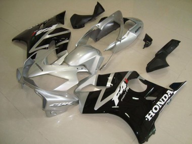 Schwarz Silber CBR 600 F4i 04-07 Verkleidung