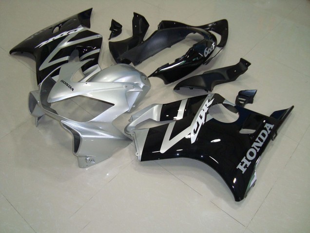 Schwarz Silber CBR 600 F4i 04-07 Verkleidungen