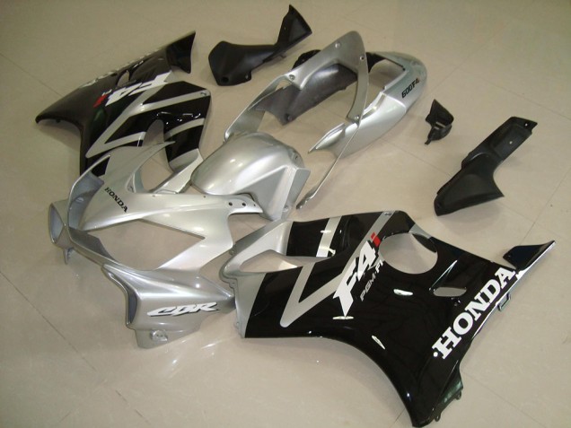 Schwarz Silber CBR 600 F4i 04-07 Vollverkleidung Schwarz Silber CBR 600 F4i 04-07 Vollverkleidung