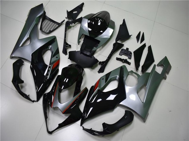 Schwarz Silber GSXR 1000 K5 05-06 Verkleidungen Schwarz Silber GSXR 1000 K5 05-06 Verkleidungen
