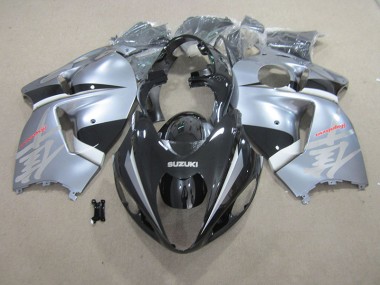 Schwarz Silber GSXR 1300 Hayabusa 96-07 Verkleidungen