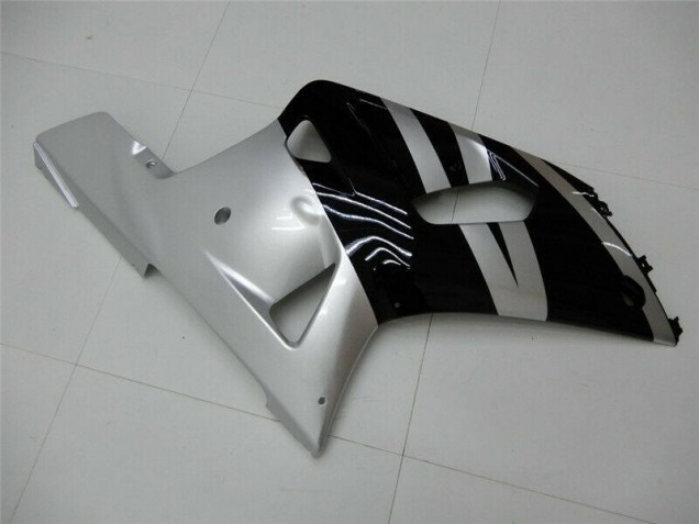 Schwarz Silber GSXR 600 / 750 K1 K2 K3 01-03 Verkleidungen
