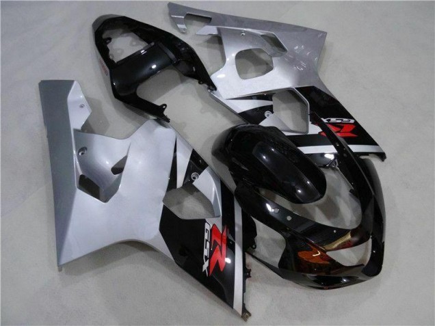 Schwarz Silber GSXR 600 / 750 K4 04-05 Verkleidungen Schwarz Silber GSXR 600 / 750 K4 04-05 Verkleidungen