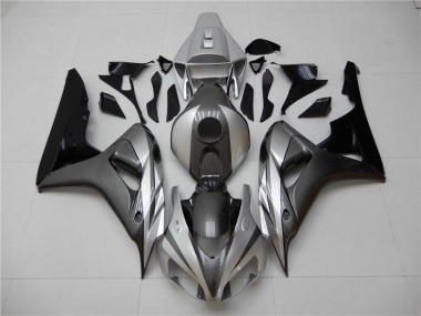 Schwarz Silber Grau CBR 1000 RR 06-07 Verkleidungen