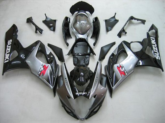 Schwarz Silber Grau GSXR 1000 K5 05-06 Verkleidungen Schwarz Silber Grau GSXR 1000 K5 05-06 Verkleidungen