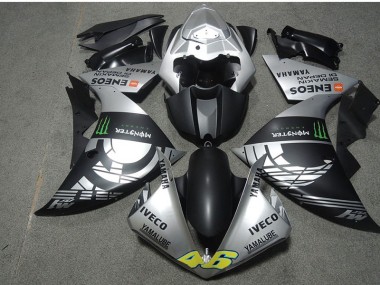 Schwarz Silber Monster IVECO 46 CBR 600 RR 07-08 Verkleidungen
