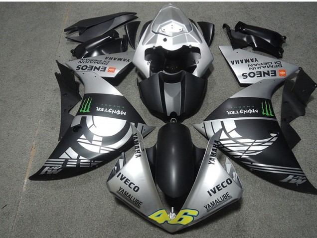 Schwarz Silber Monster IVECO 46 CBR 600 RR 07-08 Verkleidungen Schwarz Silber Monster IVECO 46 CBR 600 RR 07-08 Verkleidungen