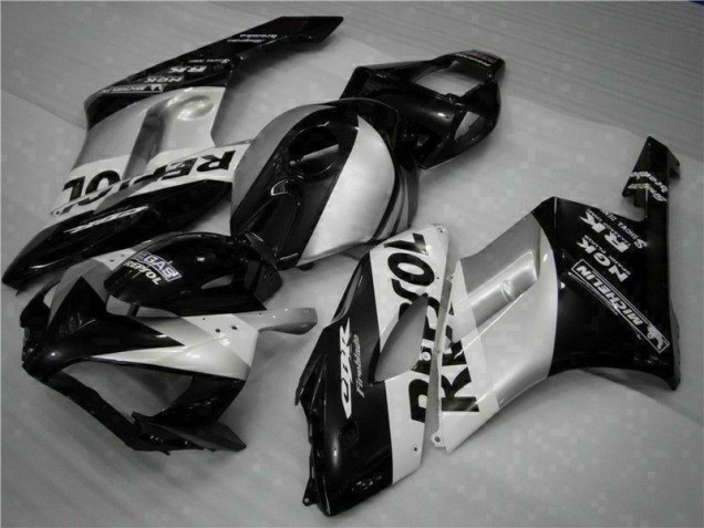 Schwarz Silber Repsol CBR 1000 RR 04-05 Verkleidung Schwarz Silber Repsol CBR 1000 RR 04-05 Verkleidung