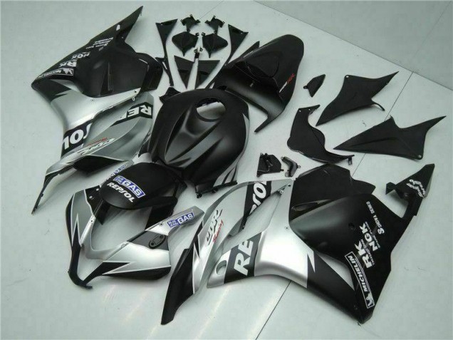 Schwarz Silber Repsol CBR 600 RR 09-12 Verkleidungen Schwarz Silber Repsol CBR 600 RR 09-12 Verkleidungen
