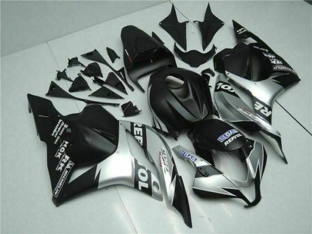 Schwarz Silber Repsol CBR 600 RR 09-12 Verkleidungen Schwarz Silber Repsol CBR 600 RR 09-12 Verkleidungen