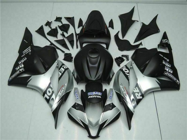 Schwarz Silber Repsol CBR 600 RR 09-12 Verkleidungen Schwarz Silber Repsol CBR 600 RR 09-12 Verkleidungen