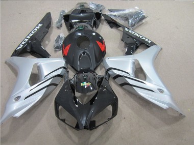 Schwarz Silber Rot Aufkleber CBR 1000 RR 06-07 Verkleidungen