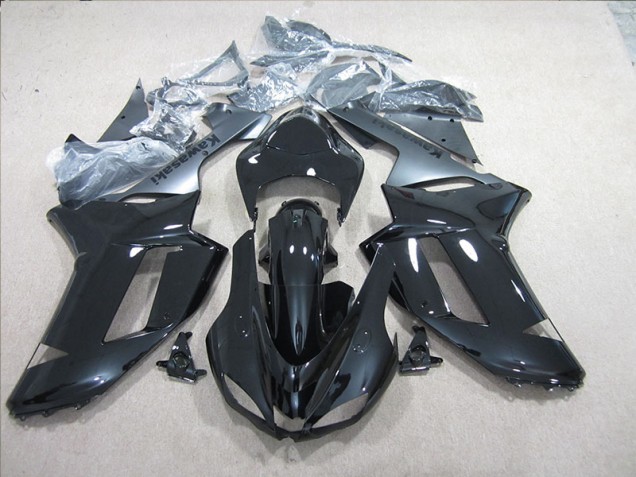 Schwarz Silber ZX6R 07-08 Verkleidungen Schwarz Silber ZX6R 07-08 Verkleidungen