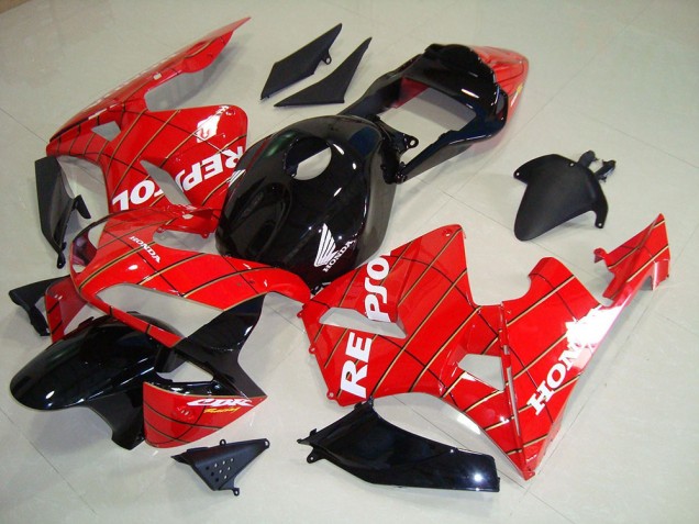 Schwarz Spider Man Repsol CBR 600 RR 03-04 Verkleidungen Schwarz Spider Man Repsol CBR 600 RR 03-04 Verkleidungen
