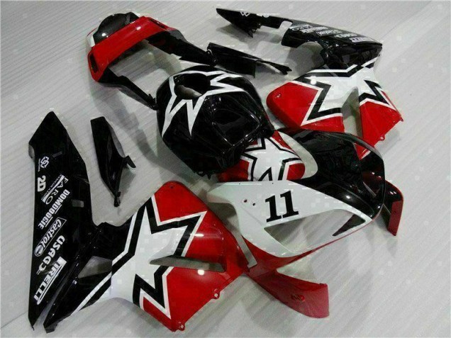 Schwarz Weiß 11 CBR 600 RR 03-04 Verkleidungen Schwarz Weiß 11 CBR 600 RR 03-04 Verkleidungen