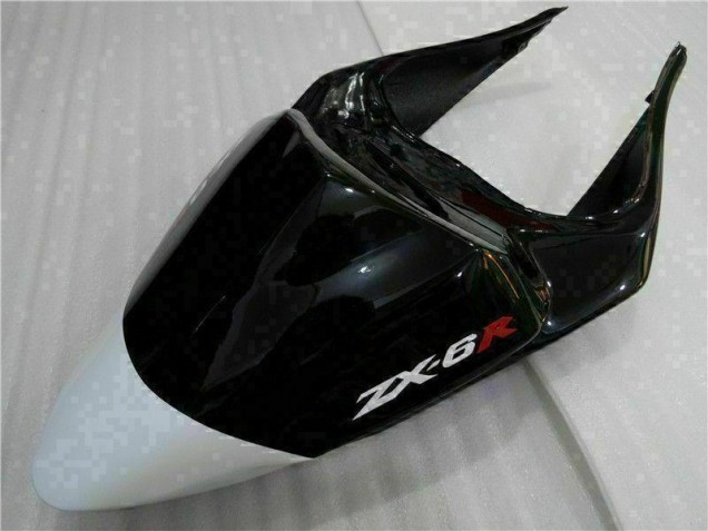 Schwarz Weiß 3M Touch4 ZX6R 09-12 Verkleidung