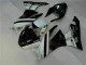 Schwarz Weiß 3M Touch4 ZX6R 09-12 Verkleidung