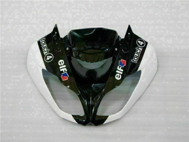 Schwarz Weiß 3M Touch4 ZX6R 09-12 Verkleidungen
