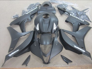 Schwarz Weiß Aufkleber CBR 600 RR 07-08 Verkleidungen
