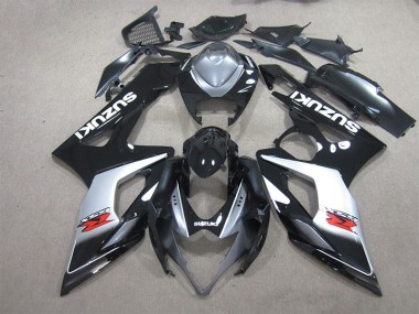 Schwarz Weiß Aufkleber GSXR 1000 K5 05-06 Verkleidungen