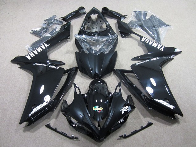 Schwarz Weiß Aufkleber R1 07-08 Verkleidung
