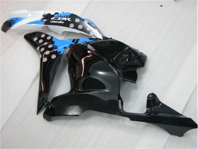 Schwarz Weiß Blau CBR 600 RR 09-12 Verkleidungen