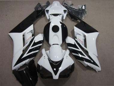 Schwarz Weiß CBR 1000 RR 04-05 Verkleidung