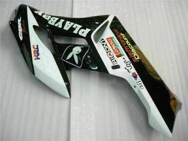 Schwarz Weiß CBR 1000 RR 04-05 Verkleidungen
